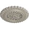 Ekena Millwork Sellek Ceiling Medallion (Fits Canopies up to 1 1/8"), 18 1/2"OD x 7/8"ID x 1 1/2"P, Pearl White CM18SKPWS - alternate 3
